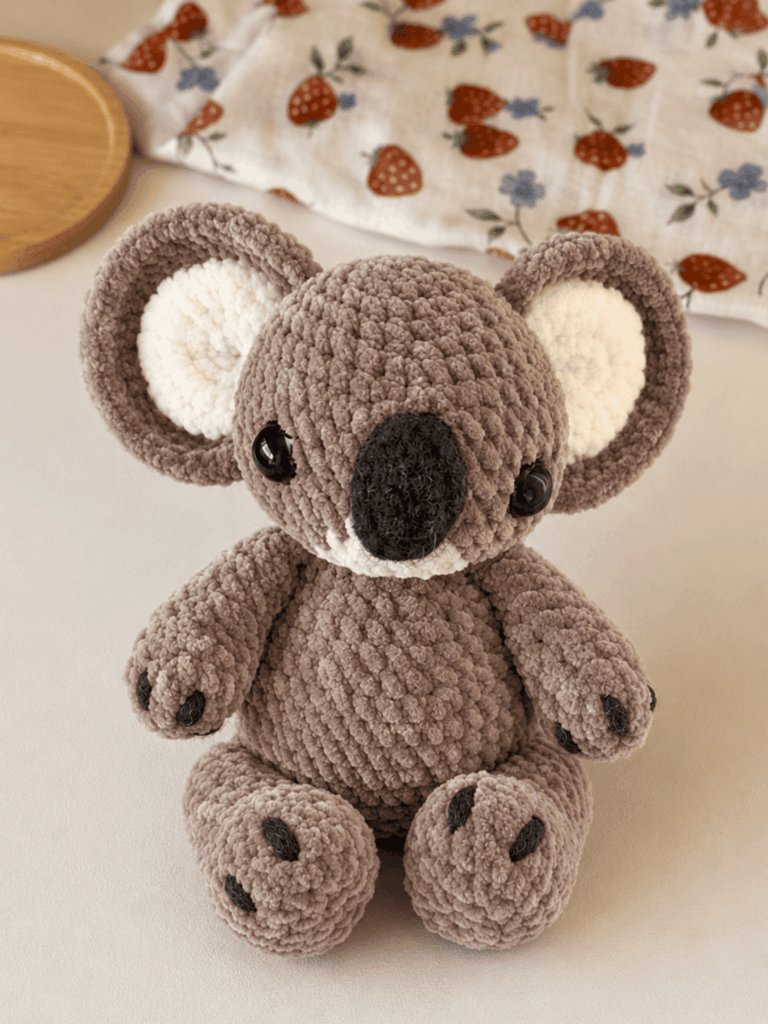 Finished plush Kiki the Koala crochet amigurumi