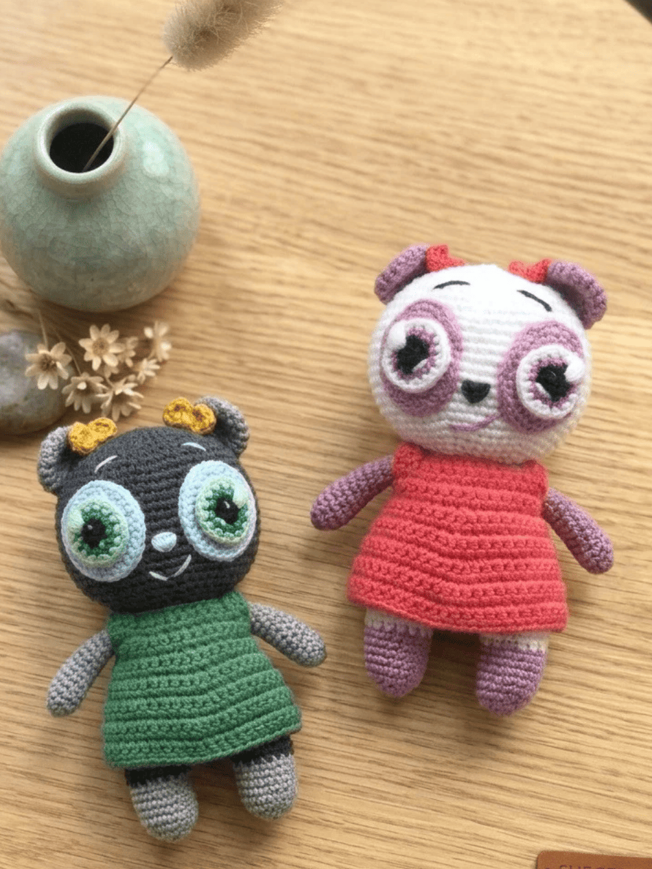 Mochi the Panda Amigurumi Free Pattern
